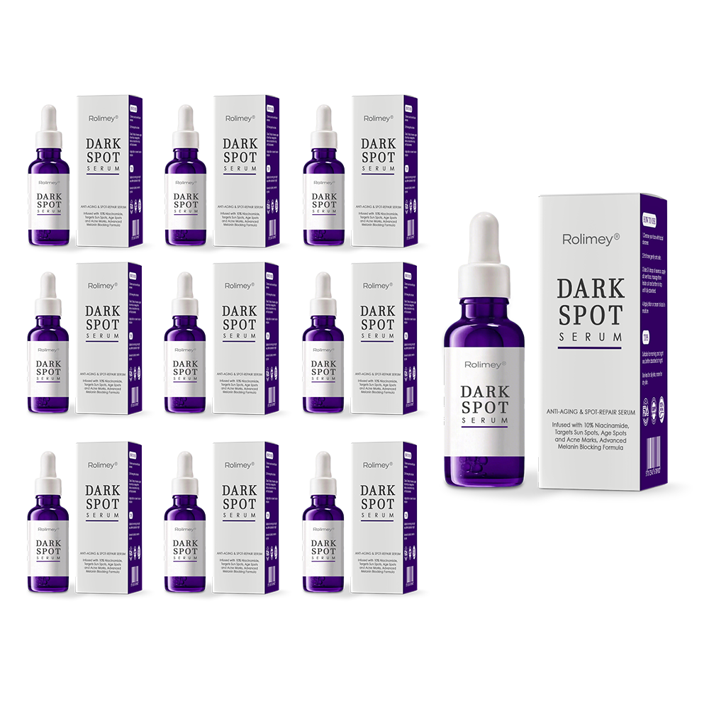 Rolimey® Anti-aging & Spot-repair Serum, Infused with 10% Niacinamide, Targets Sun Spots, Age Spots and Acne Marks, Advanced Melanin Blocking Formula