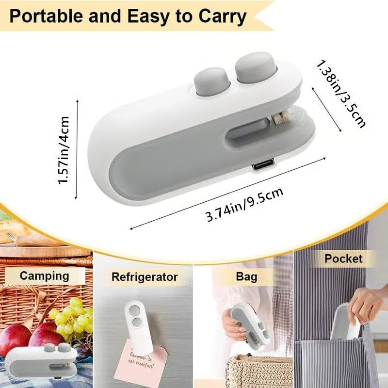Tinycarry® 🔥Mini Bag Sealer with Cutter and Magnet