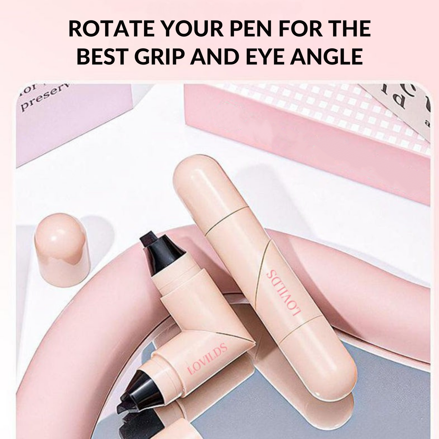Tinycarry® 🌟 “1-Second Perfect Wing Pen — The Effortless Cat-Eye Maker”