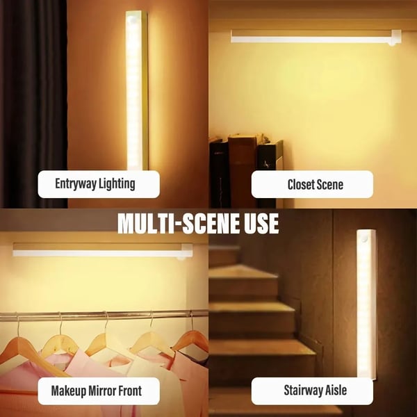 Tinycarry® Punch-free Smart Sensor Magnetic Rechargeable LED Lights