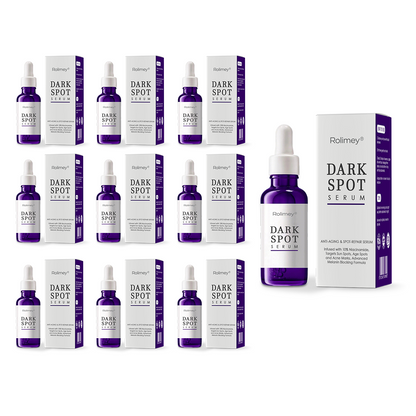 Rolimey® Anti-aging & Spot-repair Serum, Infused with 10% Niacinamide, Targets Sun Spots, Age Spots and Acne Marks, Advanced Melanin Blocking Formula