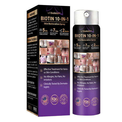 Made and Shipped from USA ✨Evolvion® Biotin 10-in-1 Skin Restoration Spray 🍀🍀