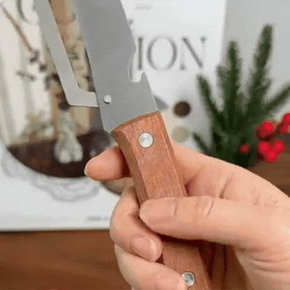 Stainless Steel Peeler, Premium Durable Quality, Easy to Clean, Precision Peeling & Bottle Opener 2-in-1