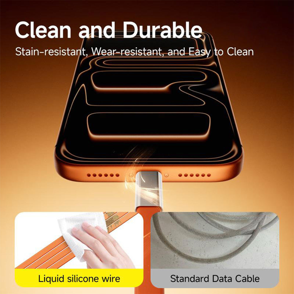 Tinycarry® 240W SuperCharge 360° Rotating Invisible Stand Detachable 2-in-1 Charging Cable, Zinc Alloy Silicone Type-C Cable, Compatible with Apple and Samsung, Essential for Gaming, Office and Car Use-up