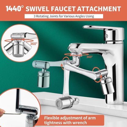 Tinycarry® 1080° Swivel Faucet - Multifunctional Universal Robotic Arm