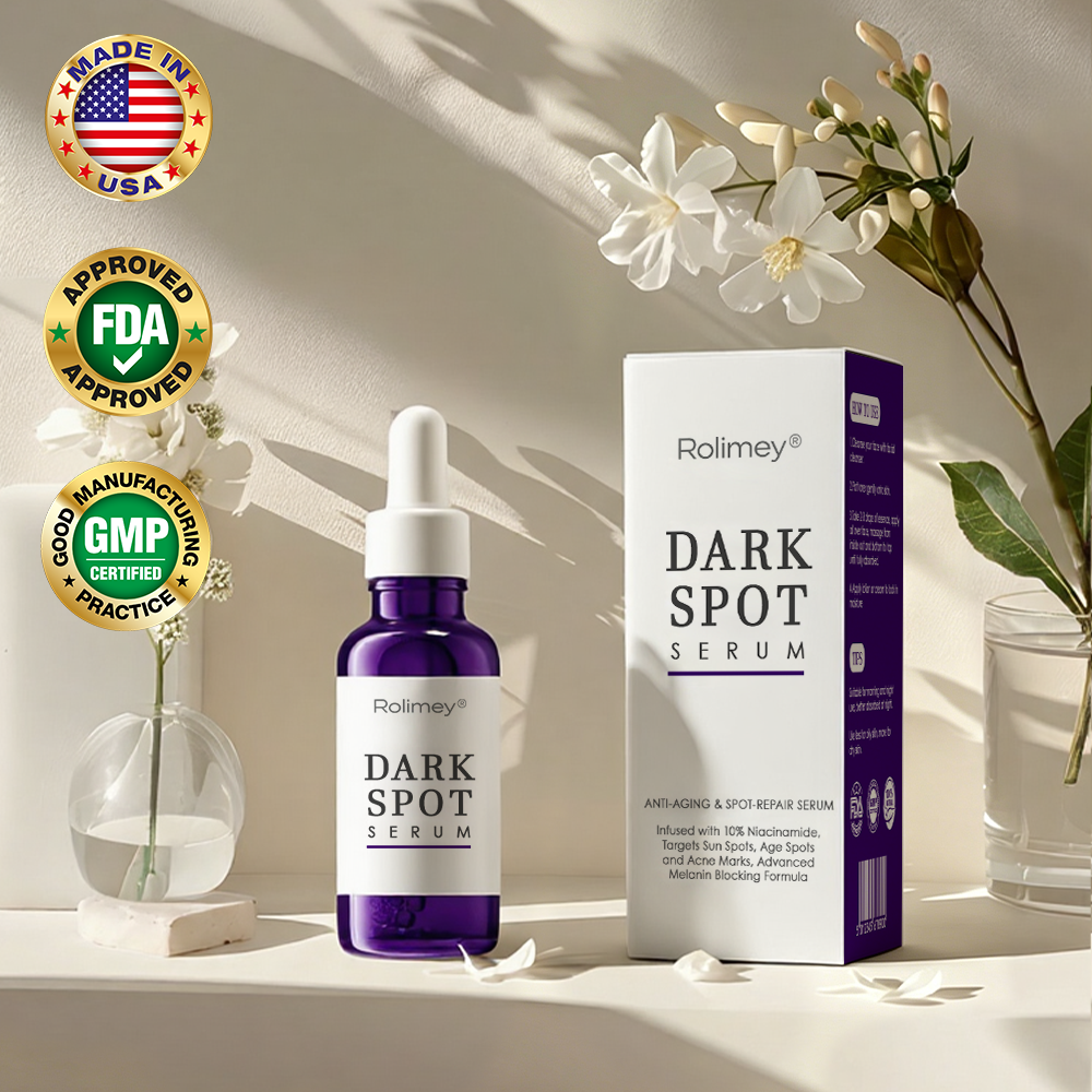 Rolimey® Anti-aging & Spot-repair Serum, Infused with 10% Niacinamide, Targets Sun Spots, Age Spots and Acne Marks, Advanced Melanin Blocking Formula