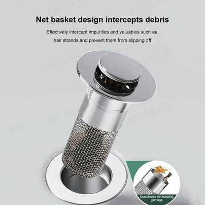 Tinycarry® Isolate Odor and Prevent Cockroaches - Stainless Steel Floor Drain Filter