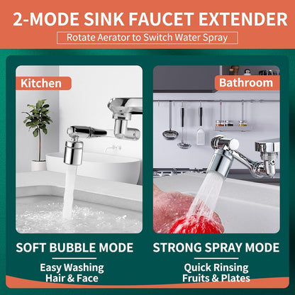 Tinycarry® 1080° Swivel Faucet - Multifunctional Universal Robotic Arm