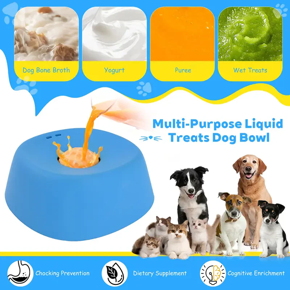 Tinycarry® Vet-Recommended Slow Feeder Bowl for Dogs & Cats - Interactive Anti-Gulping Pet Dish for Healthy Tummies