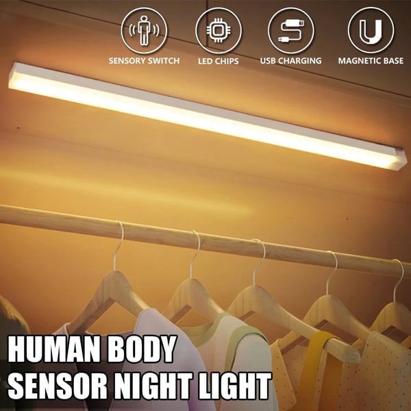 Tinycarry® Punch-free Smart Sensor Magnetic Rechargeable LED Lights