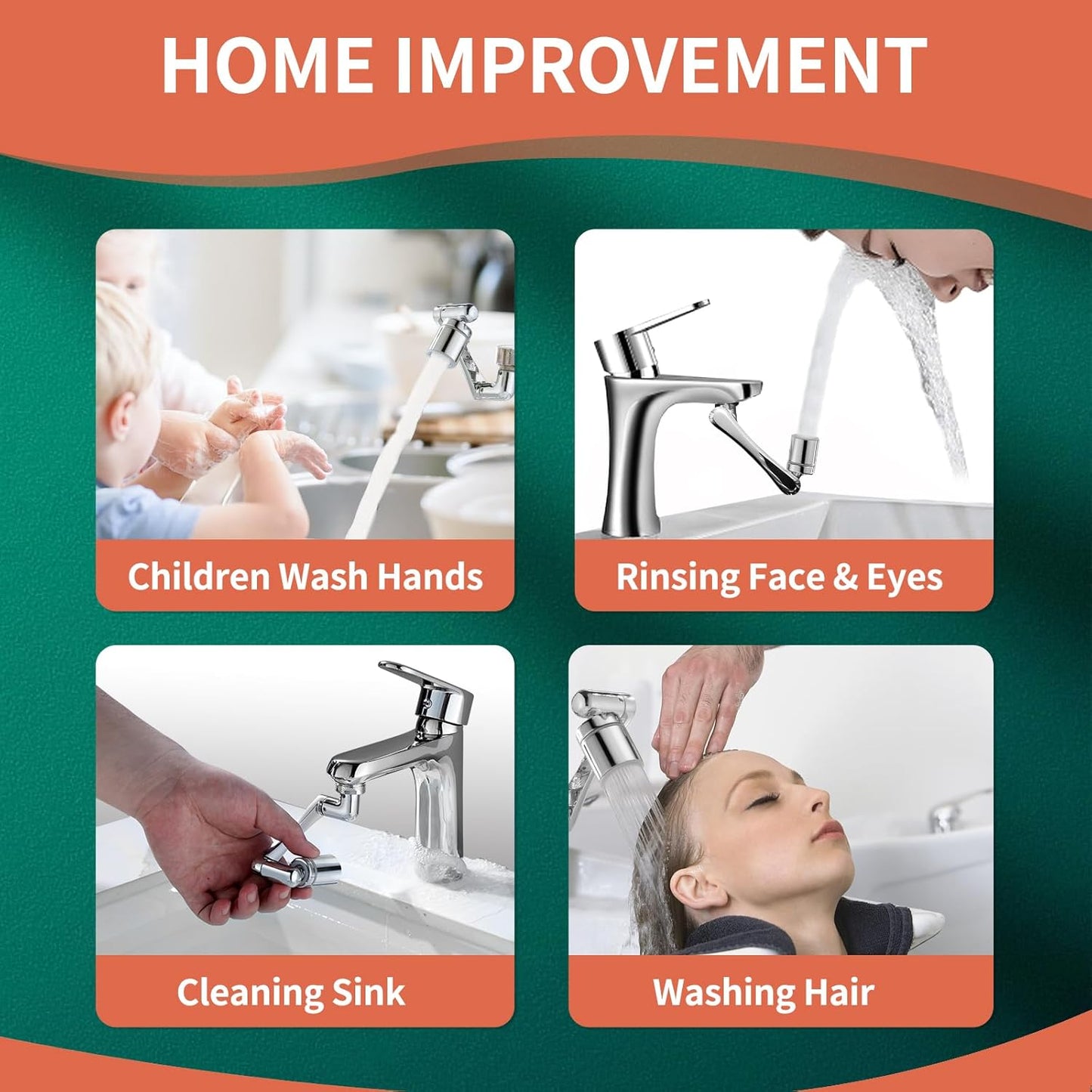 Tinycarry® 1080° Swivel Faucet - Multifunctional Universal Robotic Arm