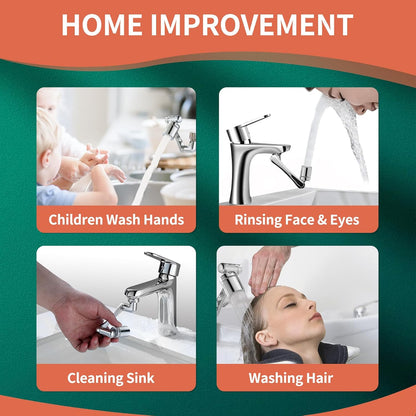 Tinycarry® 1080° Swivel Faucet - Multifunctional Universal Robotic Arm