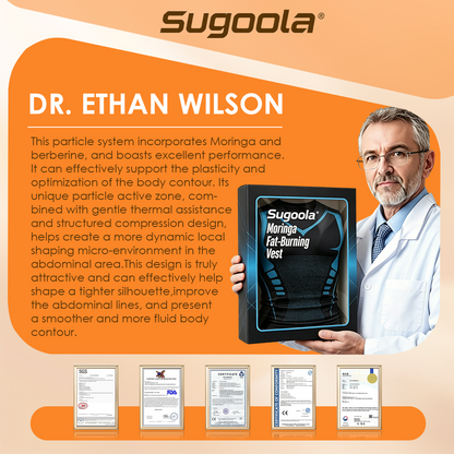 Sugoola® Moringa & Berberine 4-in-1 Microparticle Sculpting & Fat-Burning Vest🍀