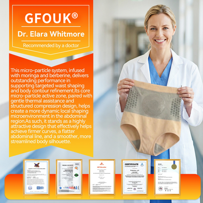 GFOUK® Moringa & Berberine 4-in-1 Microparticle Sculpting & Fat-Burning Shorts
