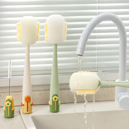 Tinycarry® 5-in-1 Bottle Cleaning Brush (Multifunctional) – For Cup Lid Cleaning & Home Kitchen Tasks