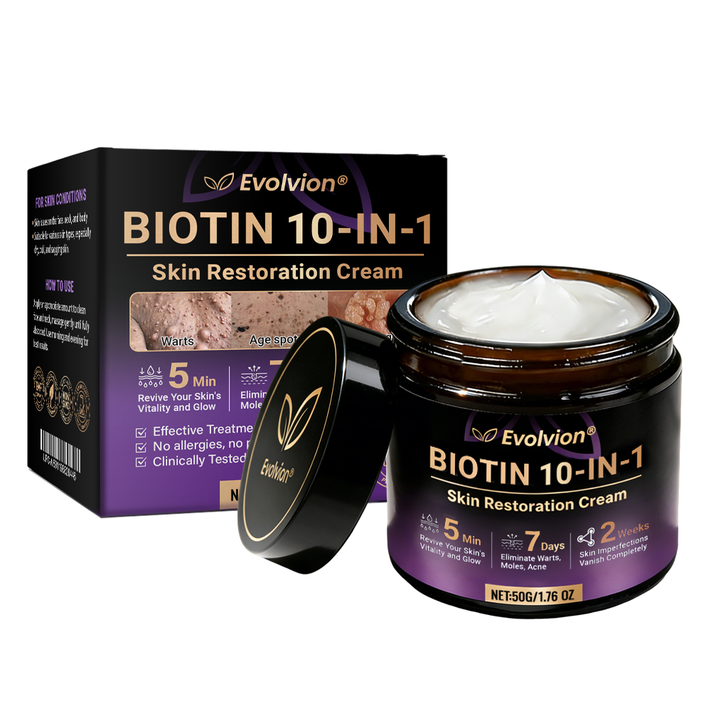 Made and Shipped from USA ✨Evolvion® Biotin 10-in-1 Skin Restoration Cream