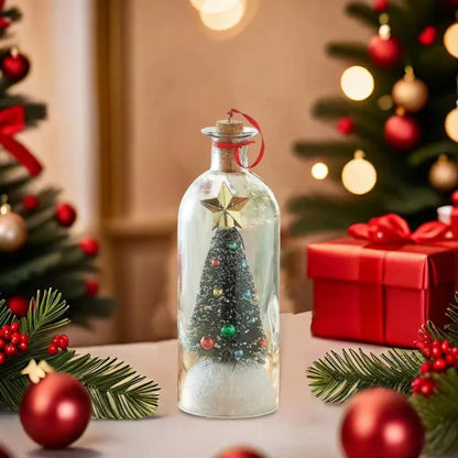 Mr. Christmas 8" Recordable Christmas Tree Message In A Bottle