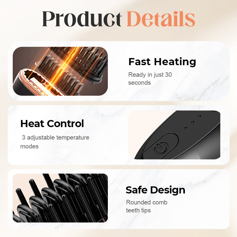 Tinycarry® 🔥Mini Cordless Hair Straightener Comb