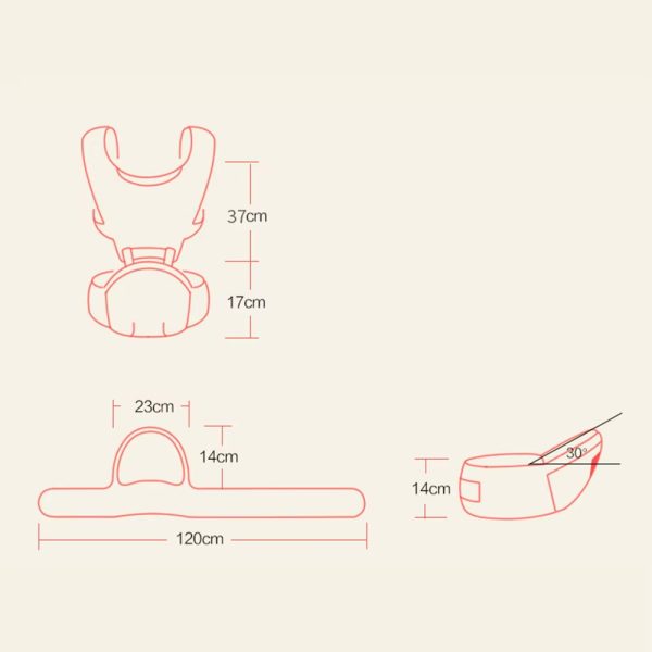 Multi-Functional Baby Carrier for Kids, 0-20kg - Image 6